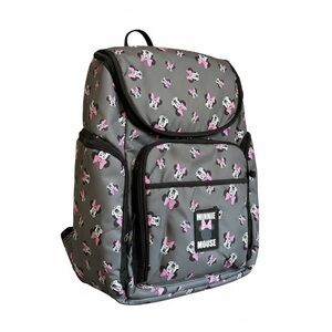 Minnie Mouse Gray and Pink Backpack
